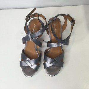 Franco Sarto Womens Gray Farley Platform Wedges